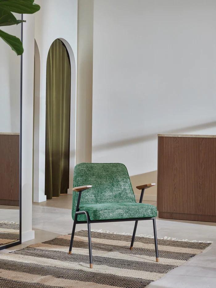 Fotel 366 METAL beżowy w tkaninie Coco Creme 366 concept Eye on Design