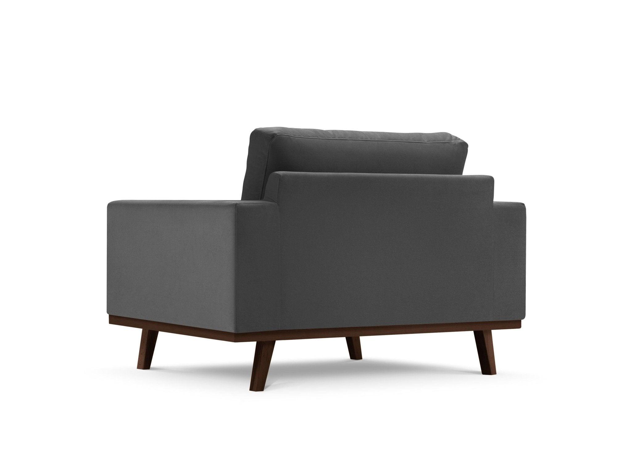 Fotel aksamitny HEBE ciemnoszary Mazzini Sofas Eye on Design