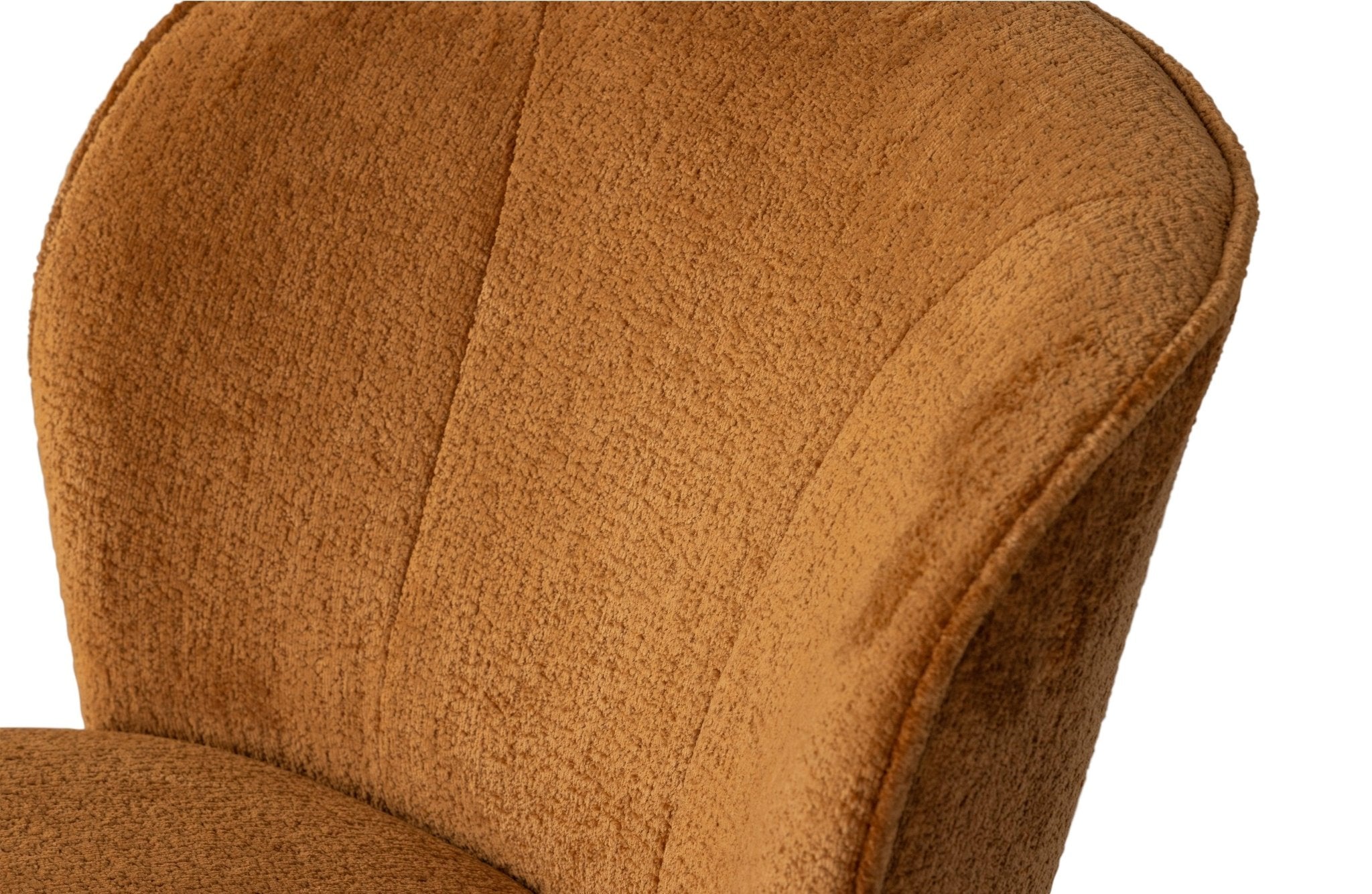 Fotel aksamitny SARA koniakowy Woood Eye on Design