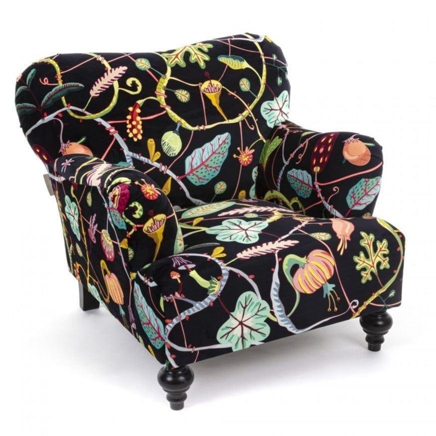 Fotel BOTANICAL DIVA czarny Seletti Eye on Design