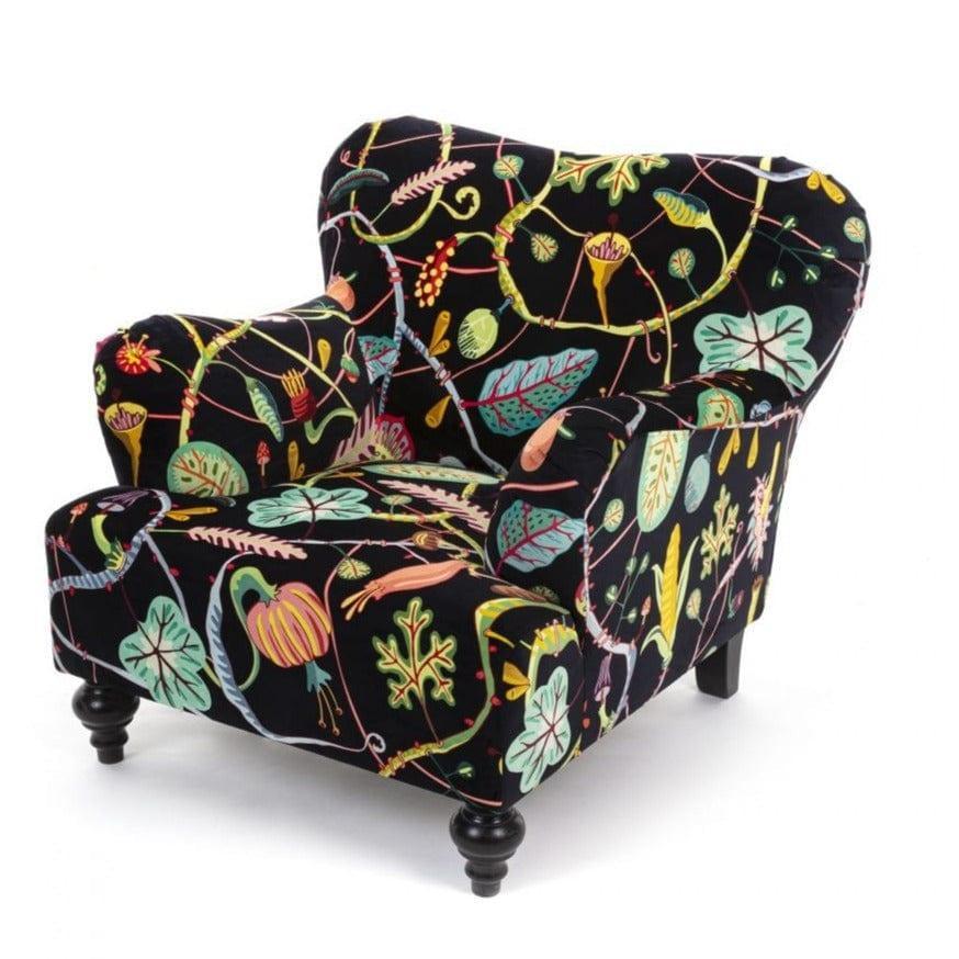Fotel BOTANICAL DIVA czarny Seletti Eye on Design