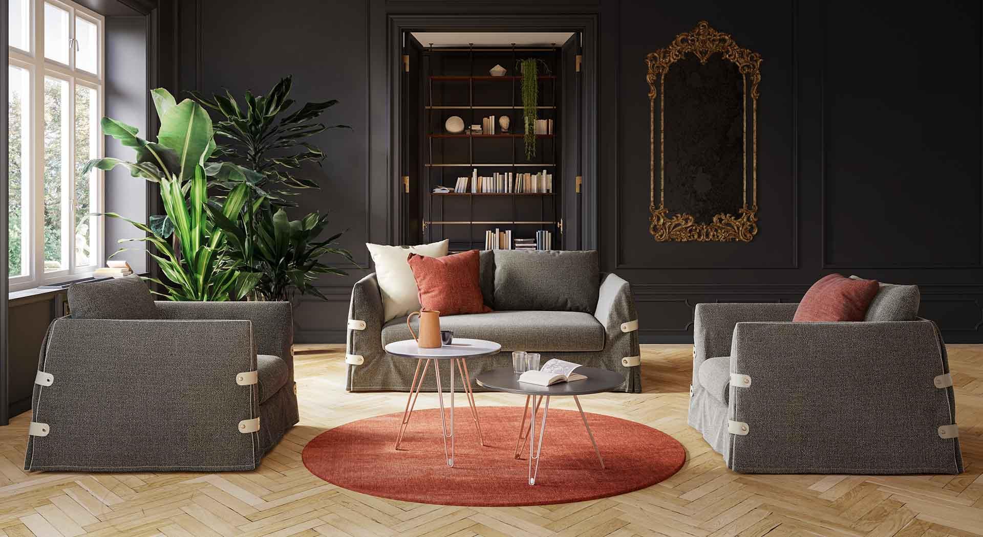 Fotel BOTTON UP beżowy Liu Jo Living Eye on Design