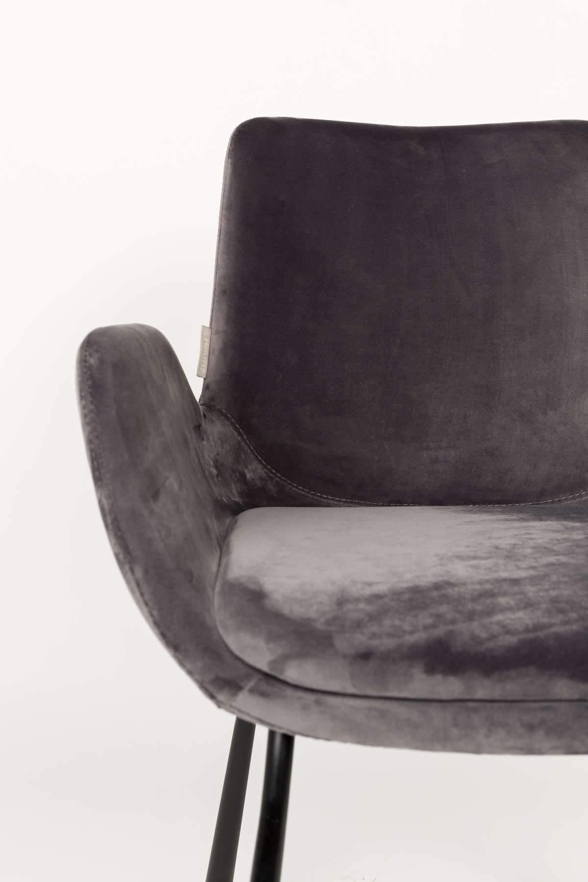 Fotel BRIT ciemnoszary Zuiver Eye on Design
