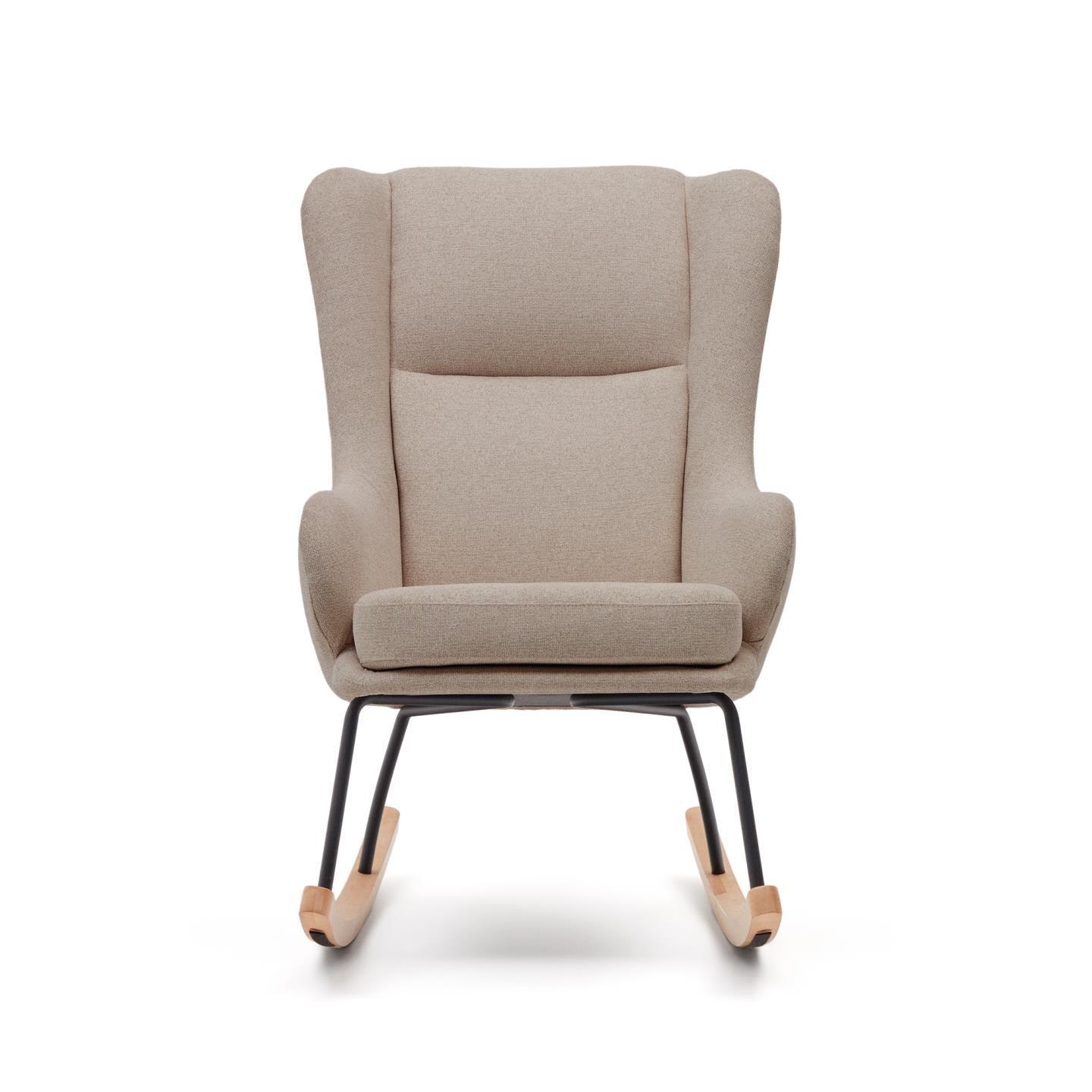 Fotel bujany MAUSTIN beżowy szenil La Forma Eye on Design