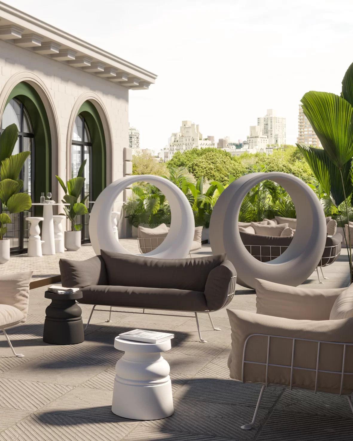 Fotel bujany O. biały Moooi Eye on Design