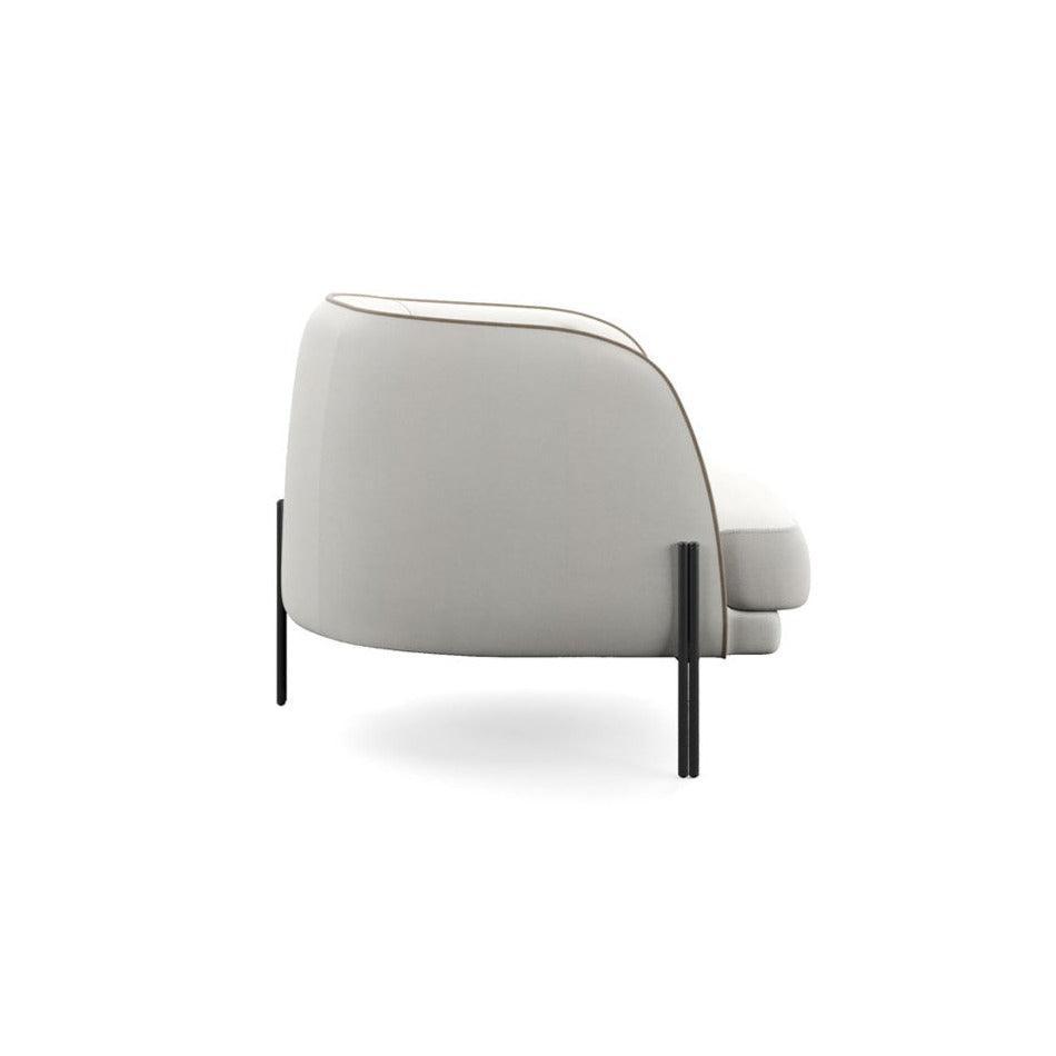 Fotel CAILLOU CAPITONNE jasnobeżowy Liu Jo Living Eye on Design