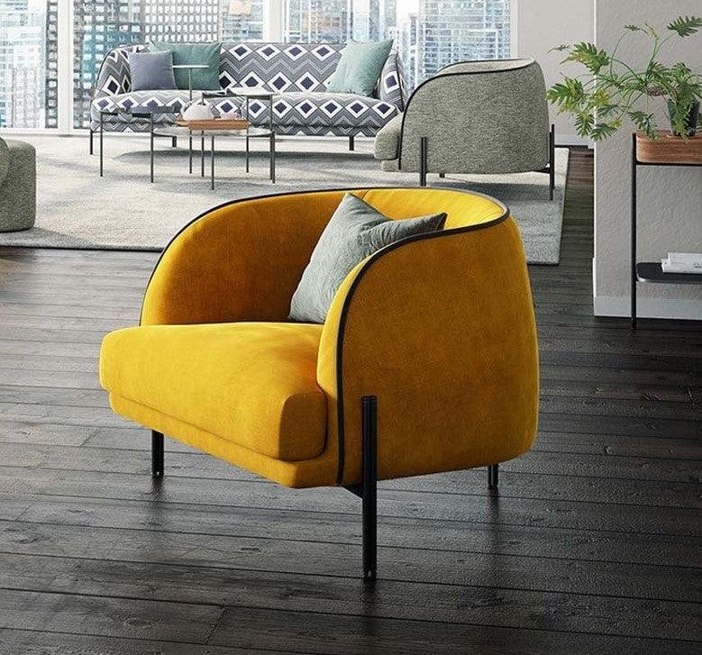 Fotel CAILLOU CAPITONNE jasnobeżowy Liu Jo Living Eye on Design