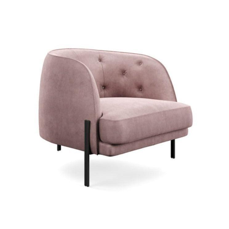 Fotel CAILLOU CAPITONNE jasnoróżowy Liu Jo Living Eye on Design