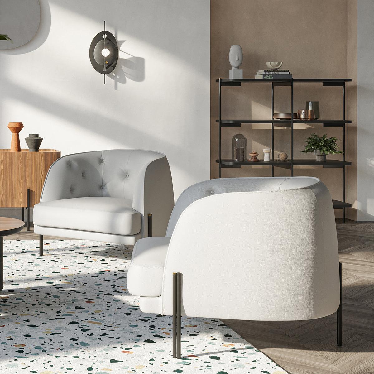 Fotel CAILLOU CAPITONNE jasnoróżowy Liu Jo Living Eye on Design