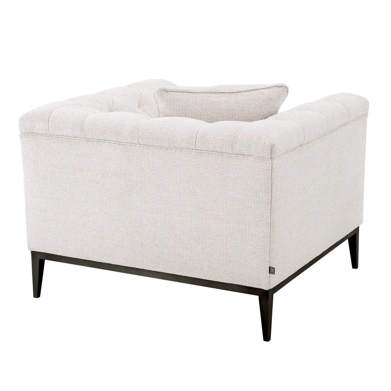 Fotel CESARE jasnobeżowy Eichholtz Eye on Design