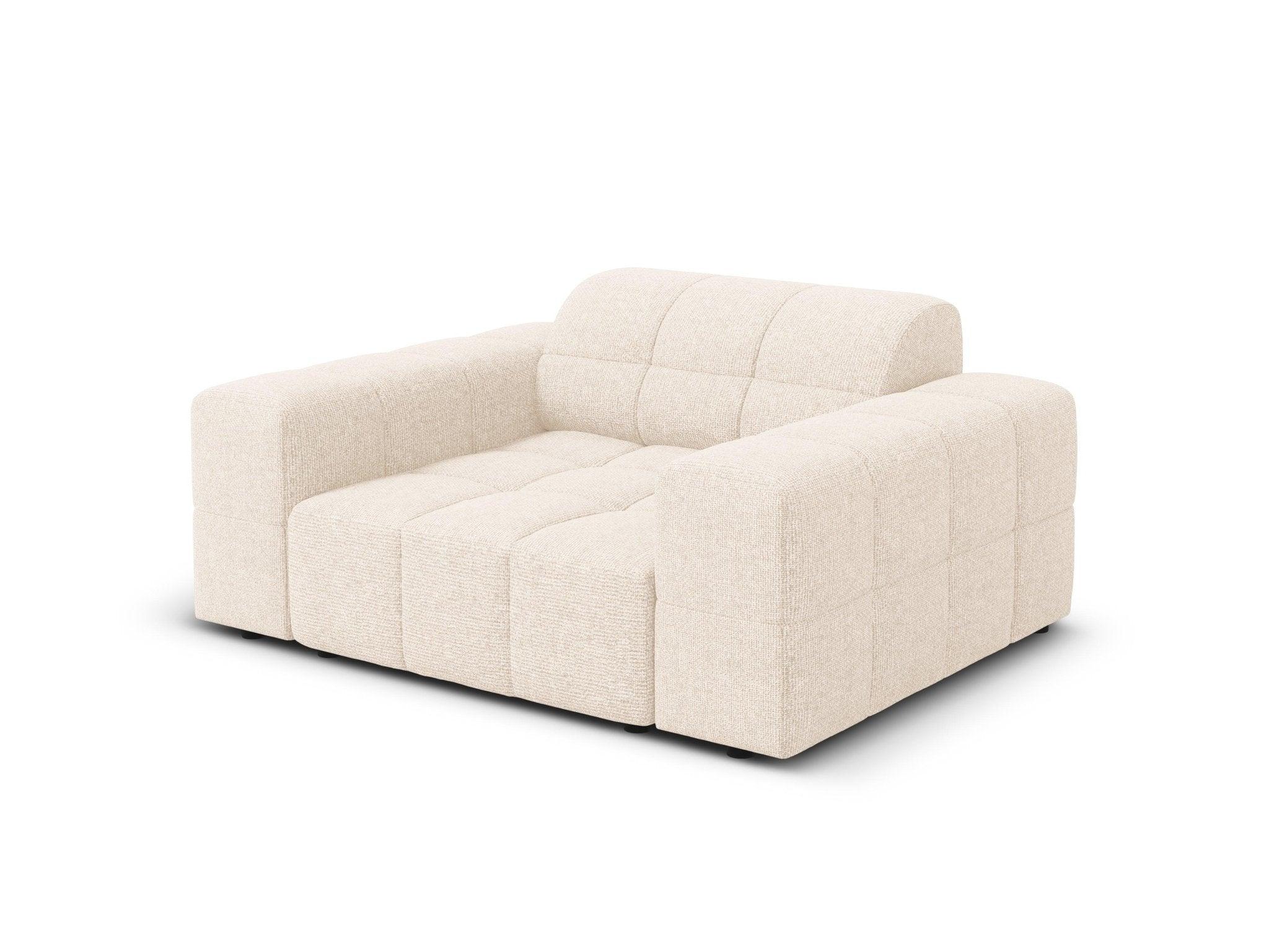 Fotel CHICAGO jasnobeżowy szenil Cosmopolitan Design Eye on Design