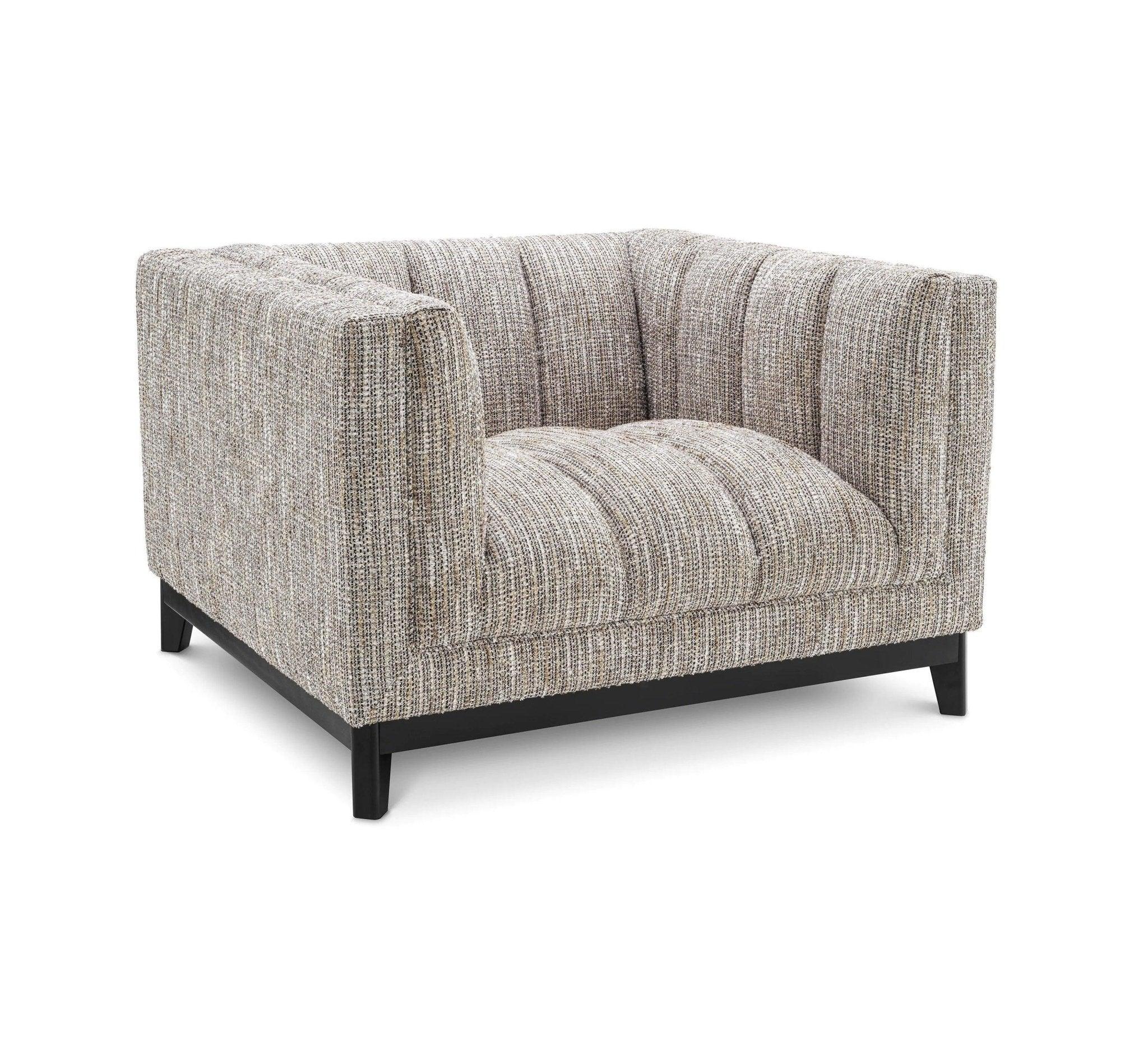 Fotel DITMAR beżowy melanż Eichholtz Eye on Design