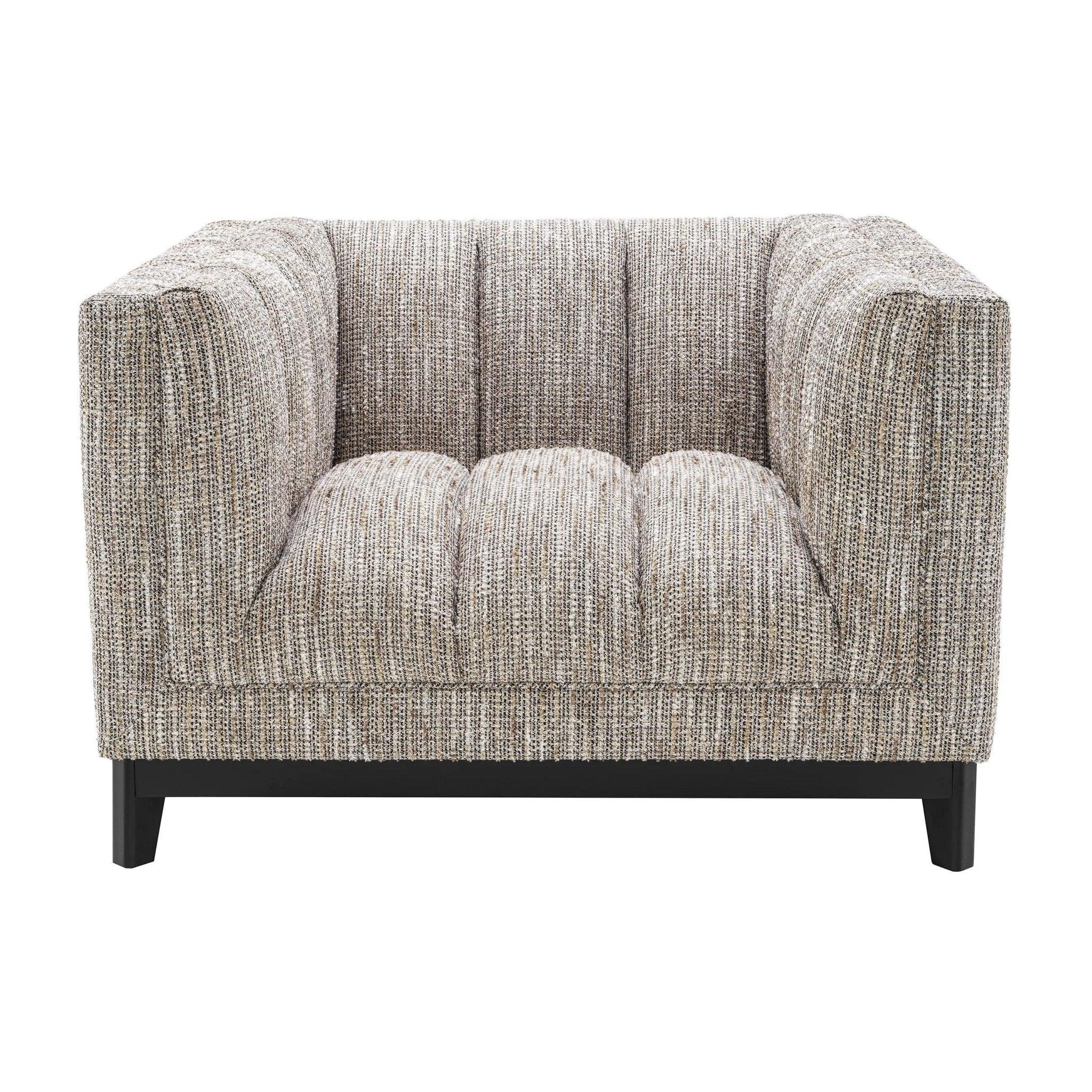 Fotel DITMAR beżowy melanż Eichholtz Eye on Design