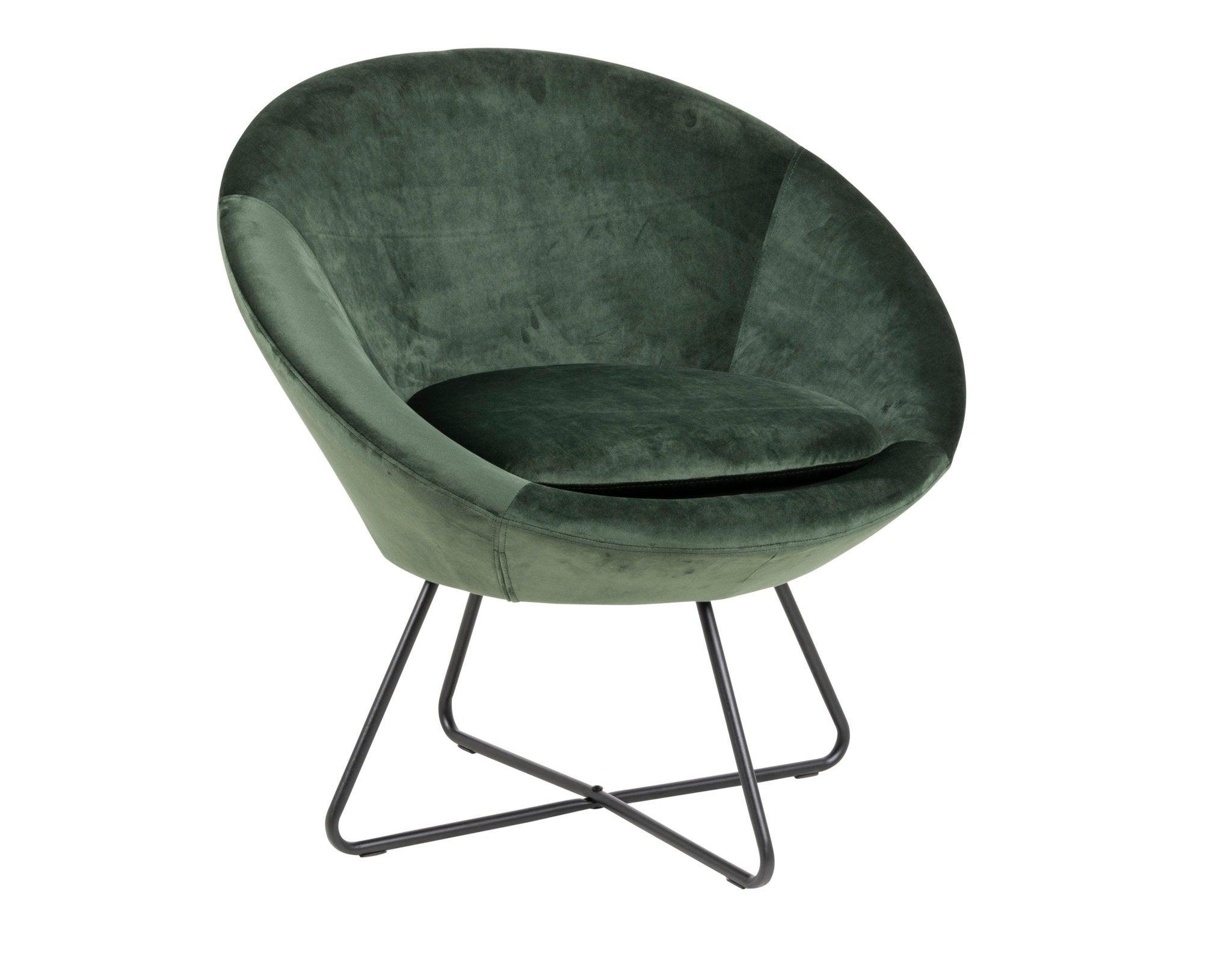 Fotel FELIX zielony z czarną podstawą Actona Eye on Design