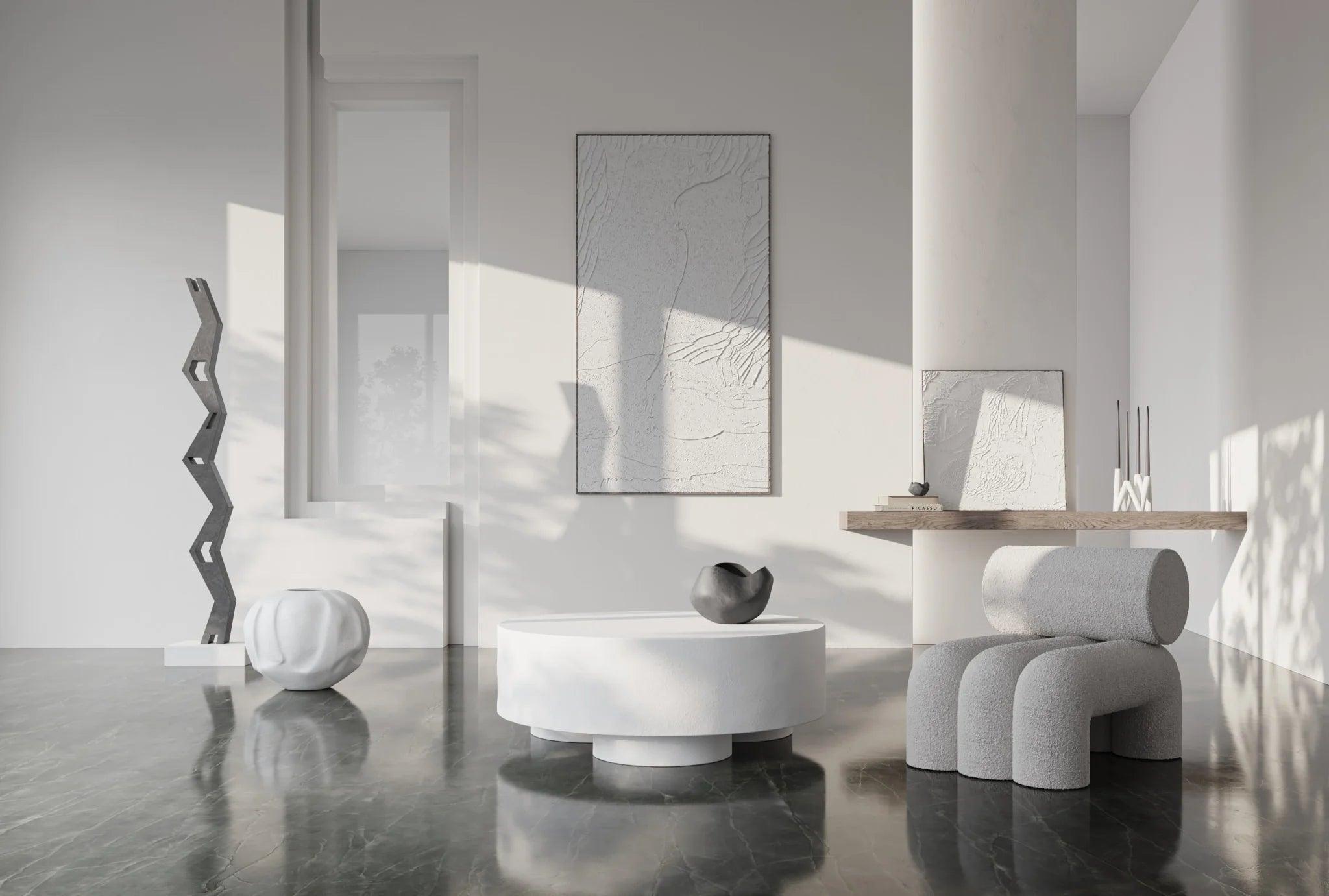 Fotel FOKU boucle biały 101 Copenhagen Eye on Design