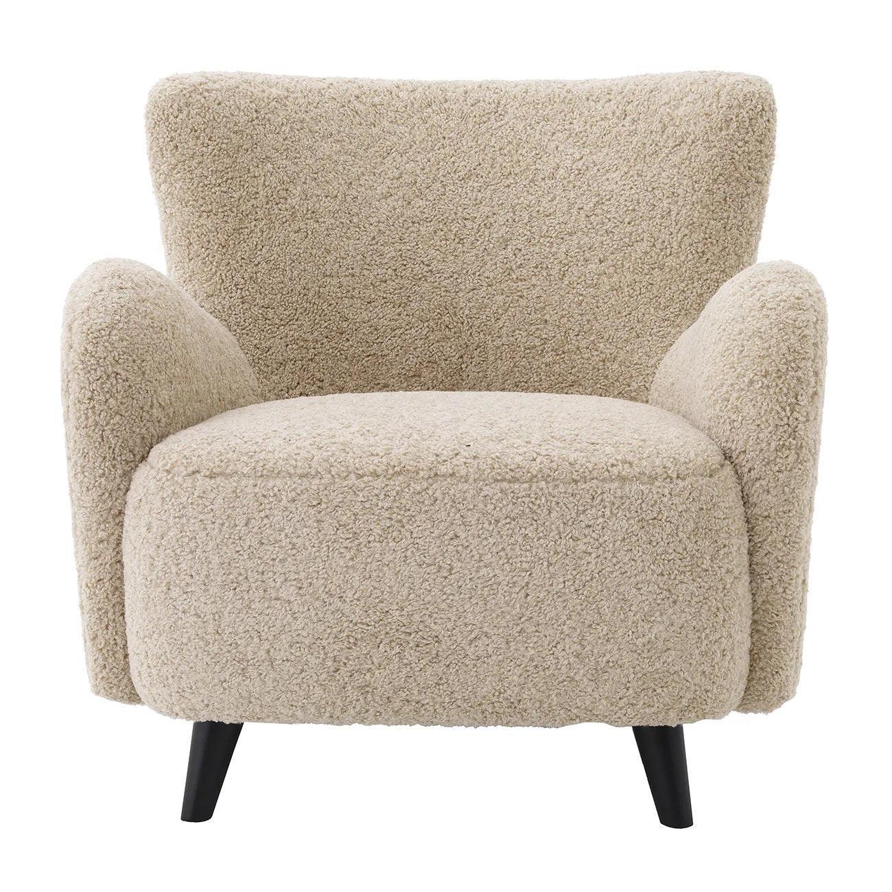 Fotel futrzany SVANTE piaskowy Eichholtz Eye on Design