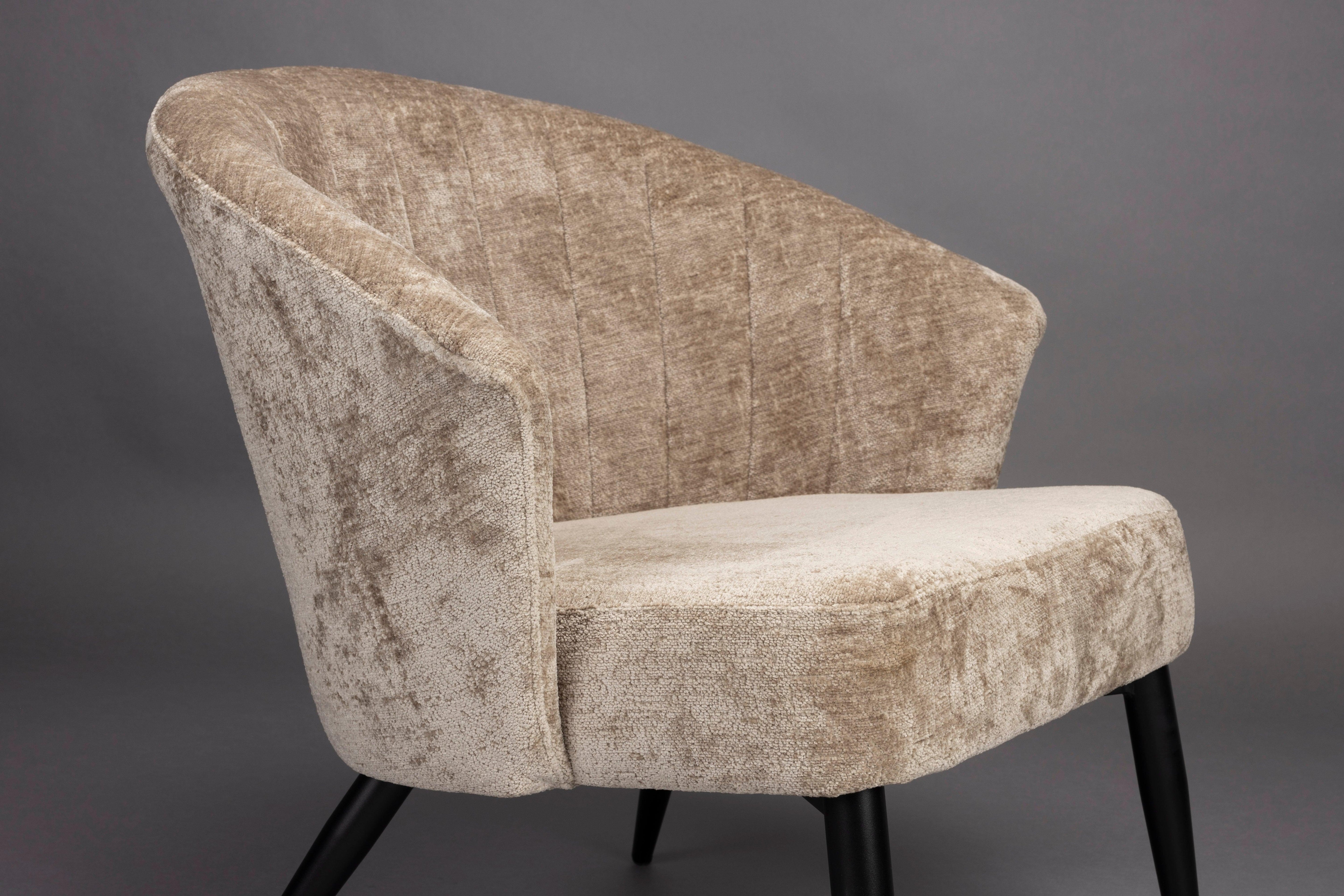 Georgia Chair Lounge Beige Dutchbone Eye on Design