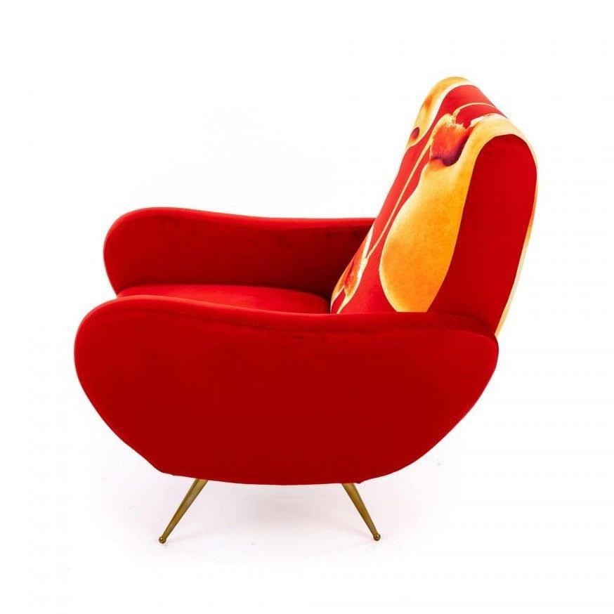 Fotel HONEY czerwony Seletti Eye on Design