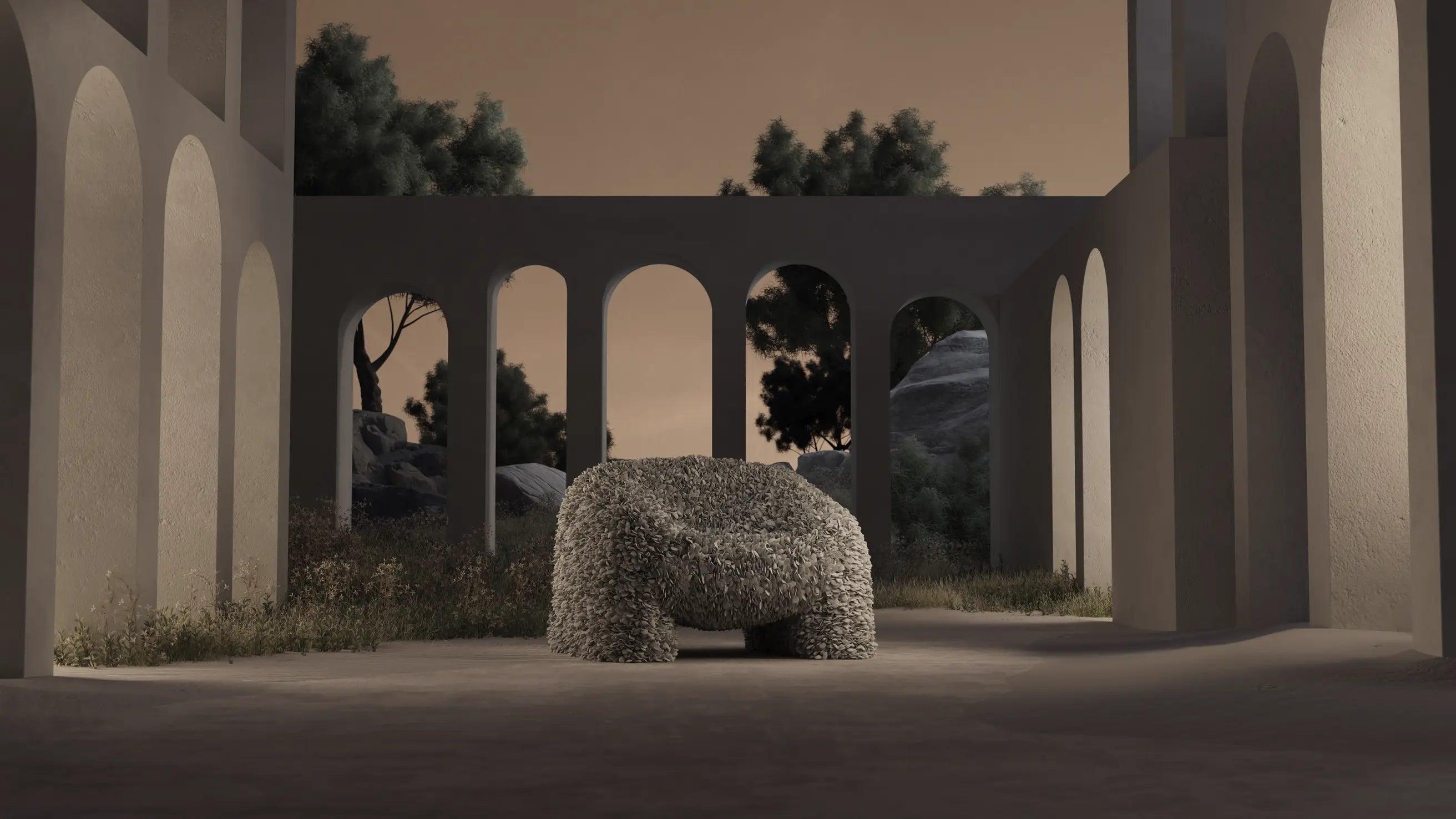 Fotel HORTENSIA płatki Moooi Eye on Design