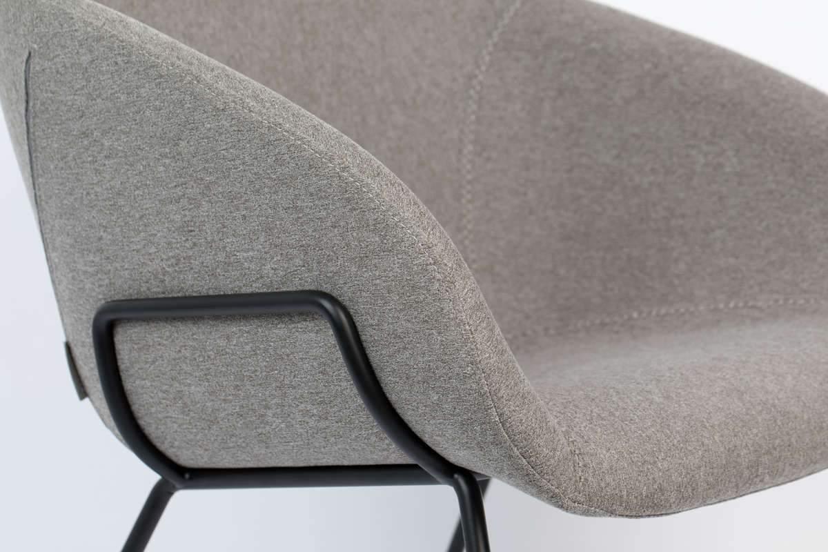 Fotel lounge FESTON szary Zuiver Eye on Design