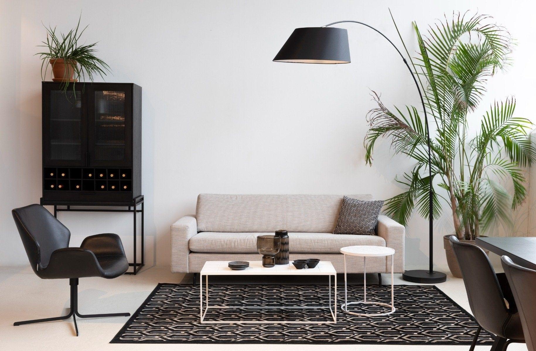 Fotel lounge NIKKI czarny Zuiver Eye on Design