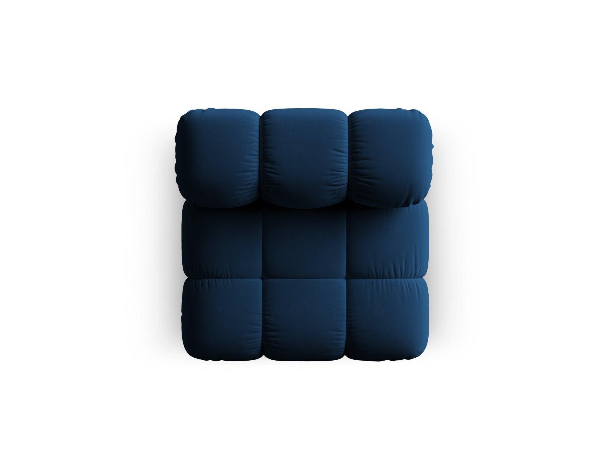 Fotel / moduł aksamitny TROPEA granat królewski Milo Casa Eye on Design