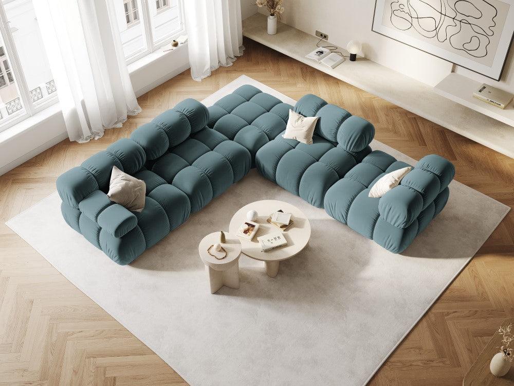 Fotel / moduł aksamitny TROPEA petrol Milo Casa Eye on Design