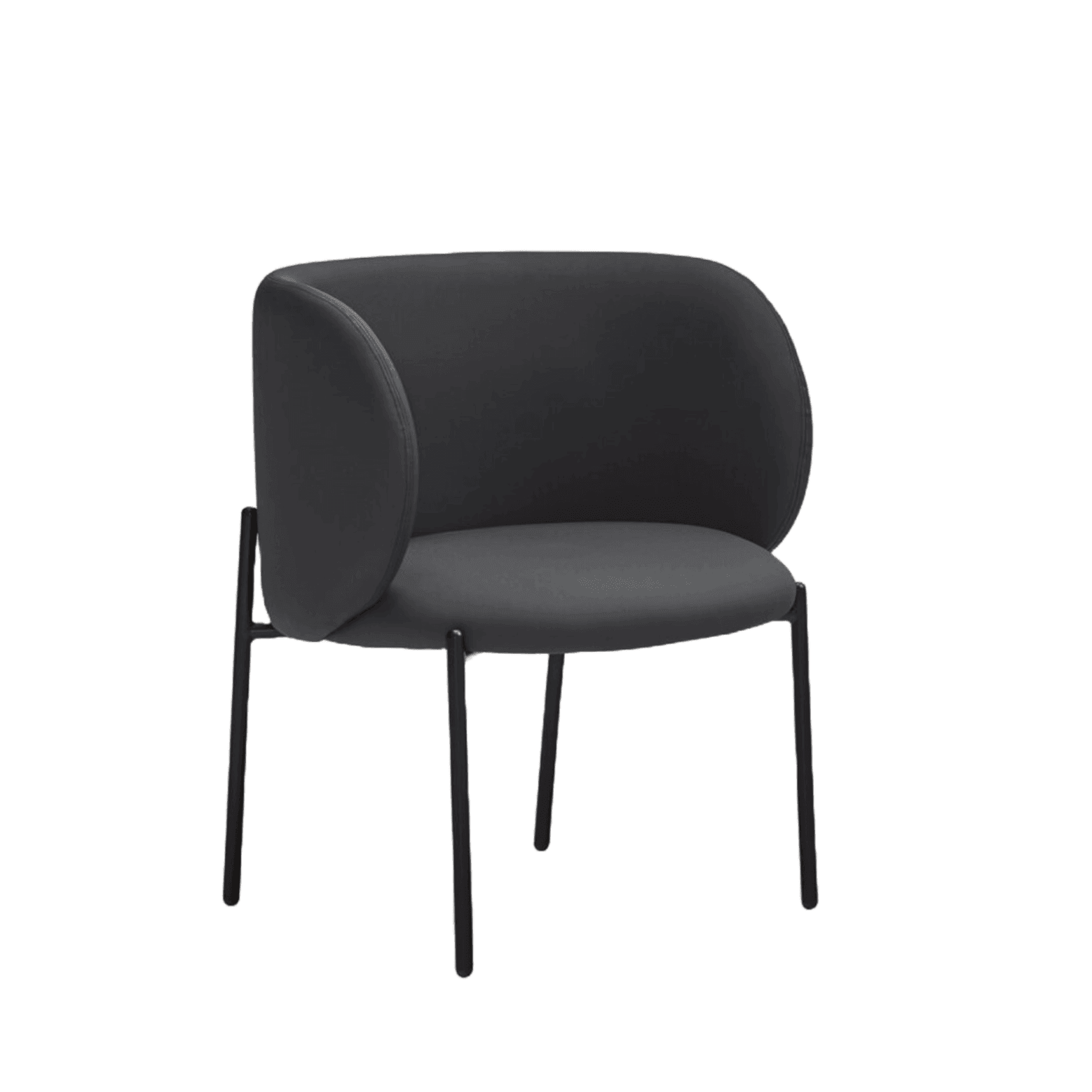 Fotel MOGI czarna ekoskóra Teulat Eye on Design