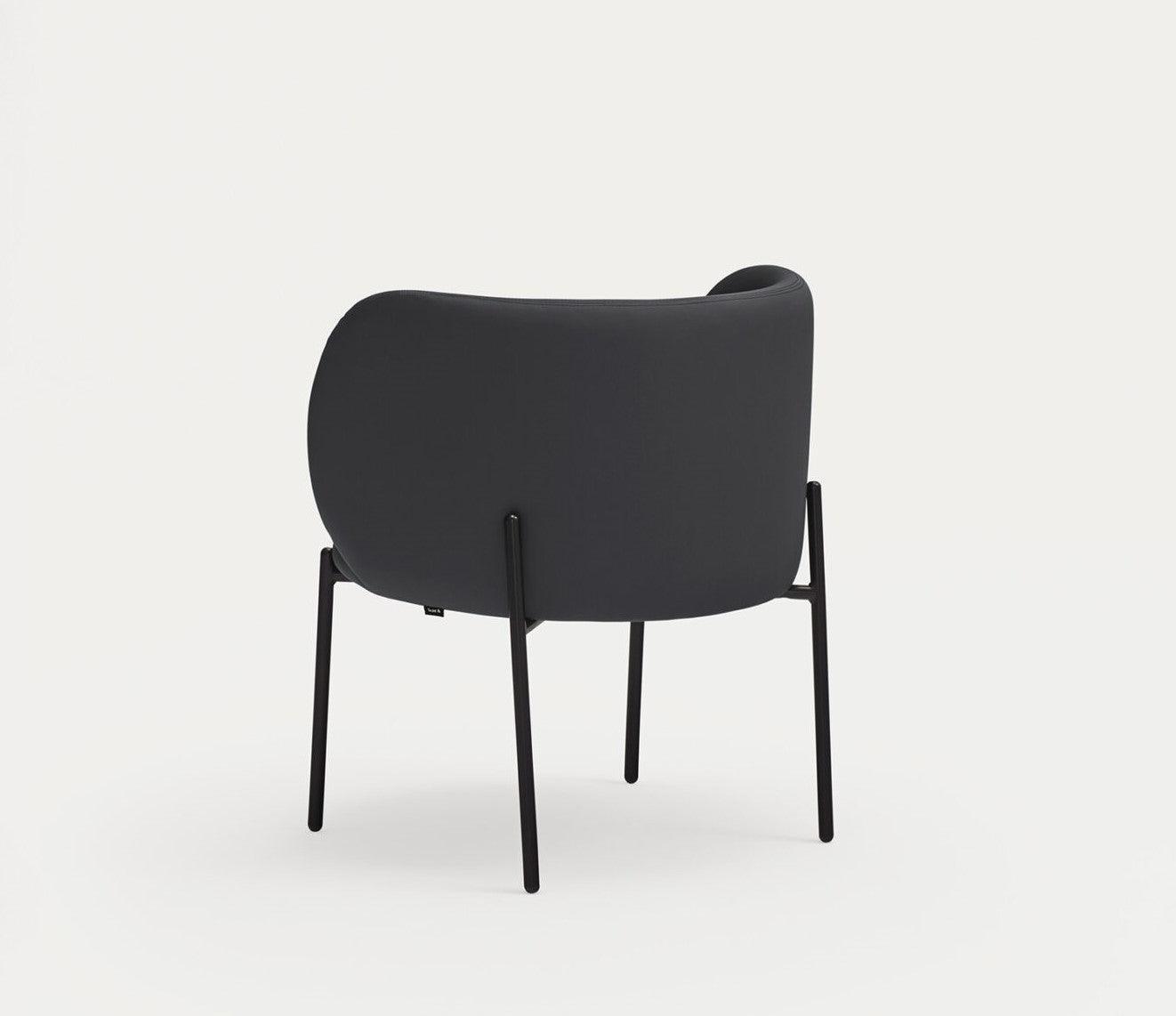 Fotel MOGI czarna ekoskóra Teulat Eye on Design