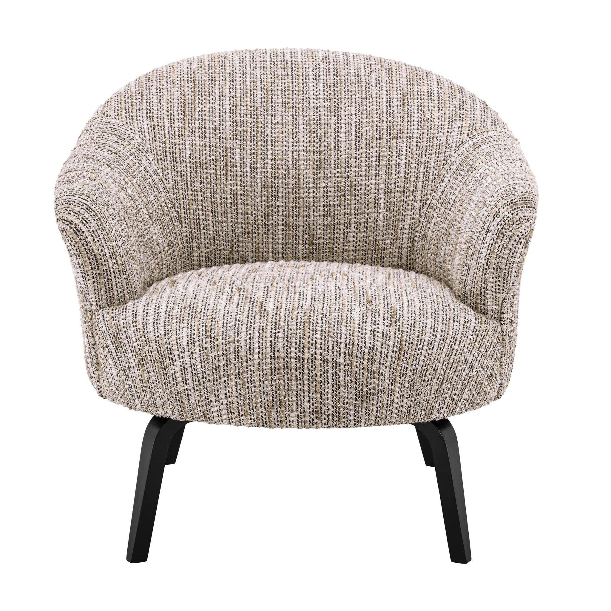 Fotel MORETTI beżowy melanż Eichholtz Eye on Design