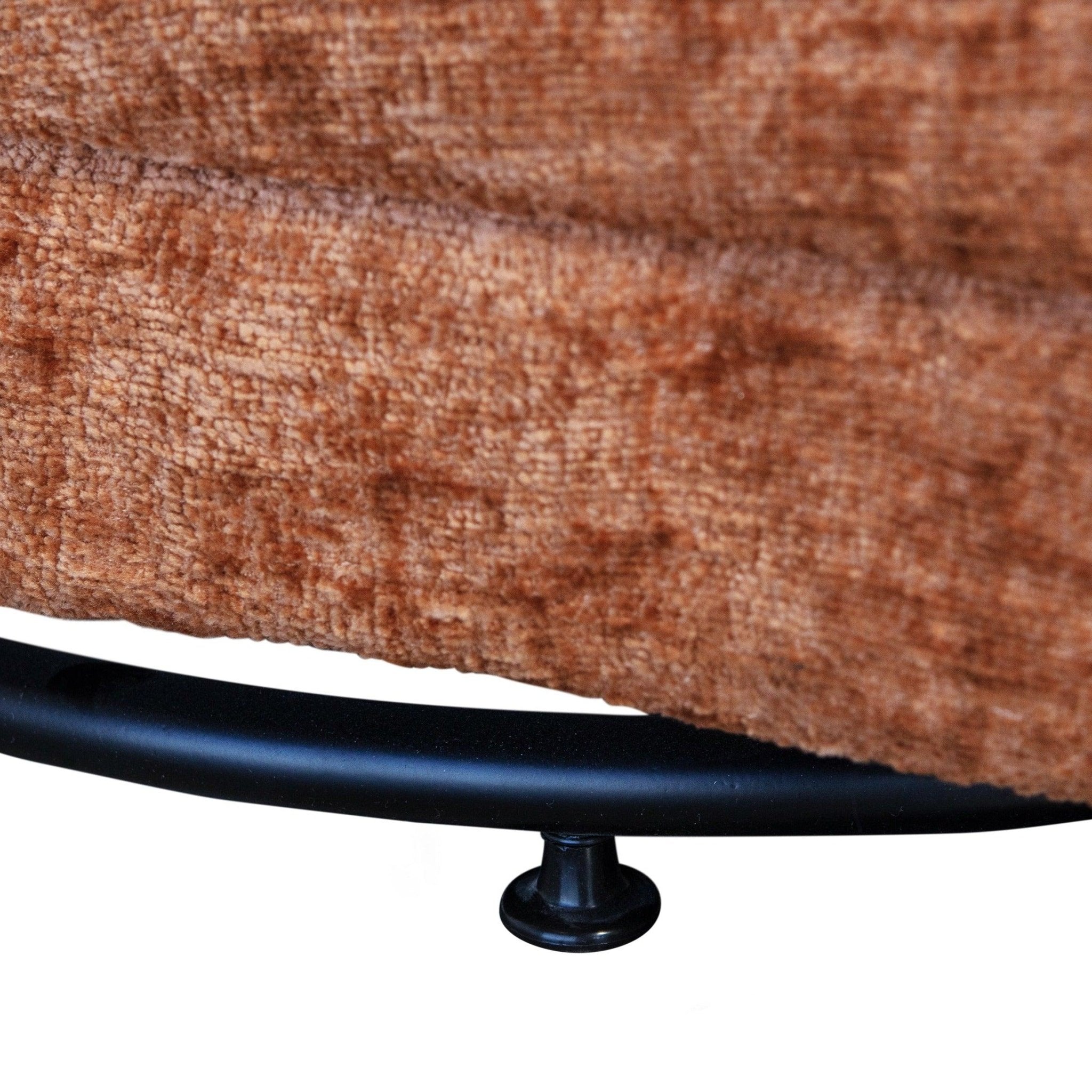 Fotel obrotowy ATTY rdzawy Woood Exclusive Eye on Design