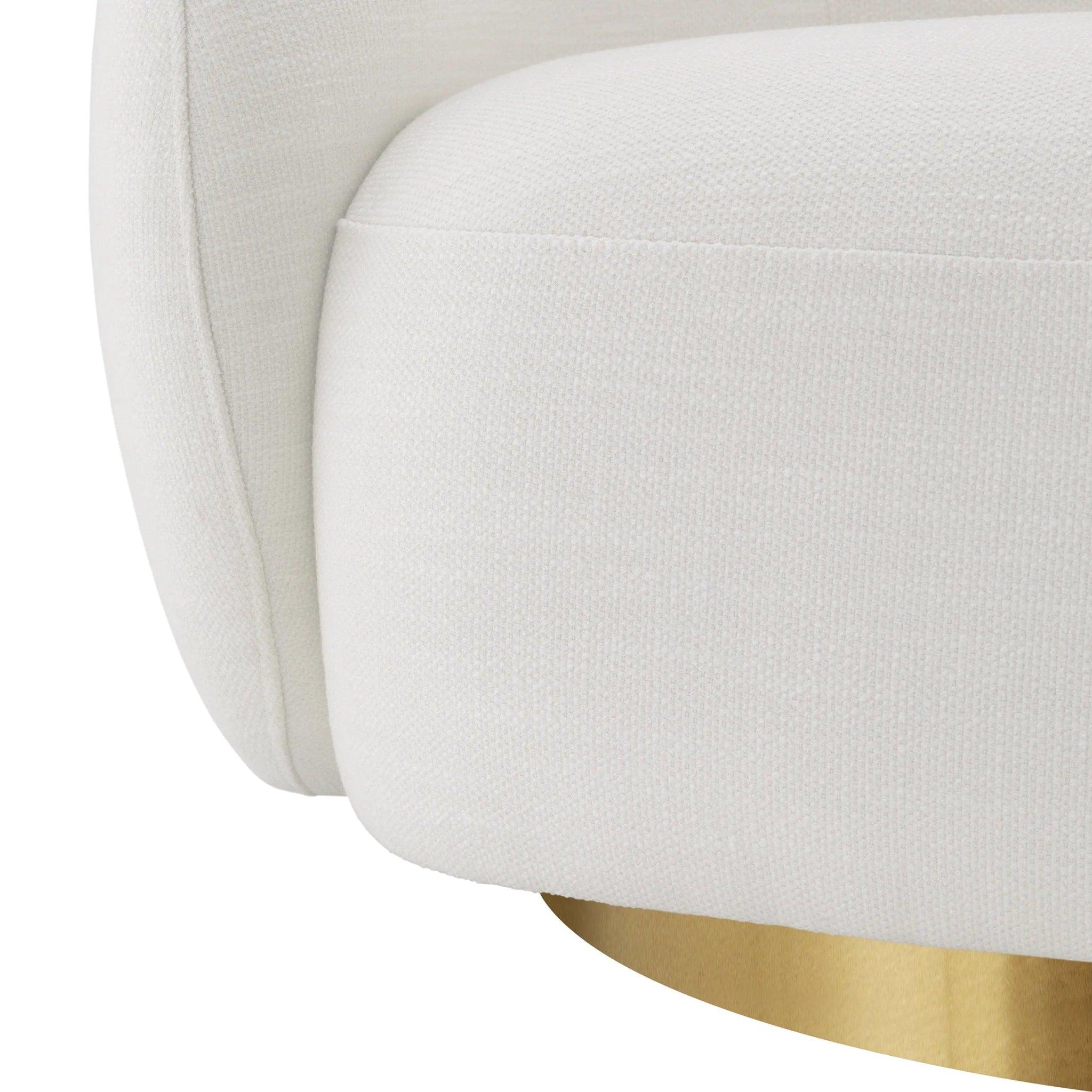 Fotel obrotowy BRICE kremowy Eichholtz Eye on Design