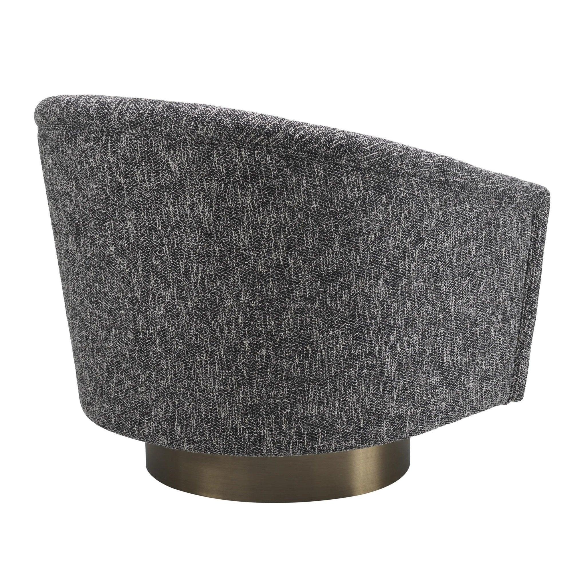 Fotel obrotowy CATENE ciemnoszary melanż Eichholtz Eye on Design