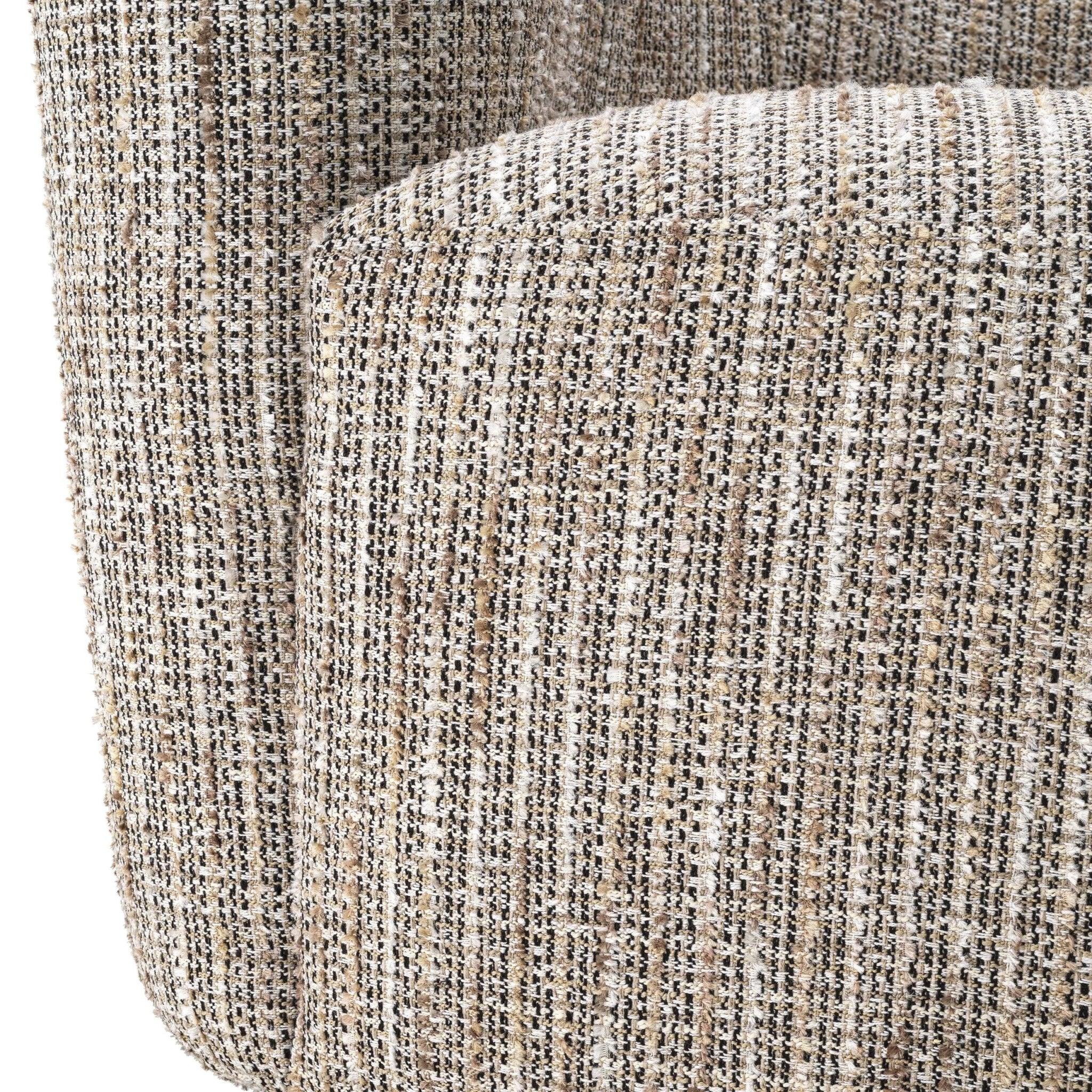 Fotel obrotowy COLIN beżowy melanż Eichholtz Eye on Design