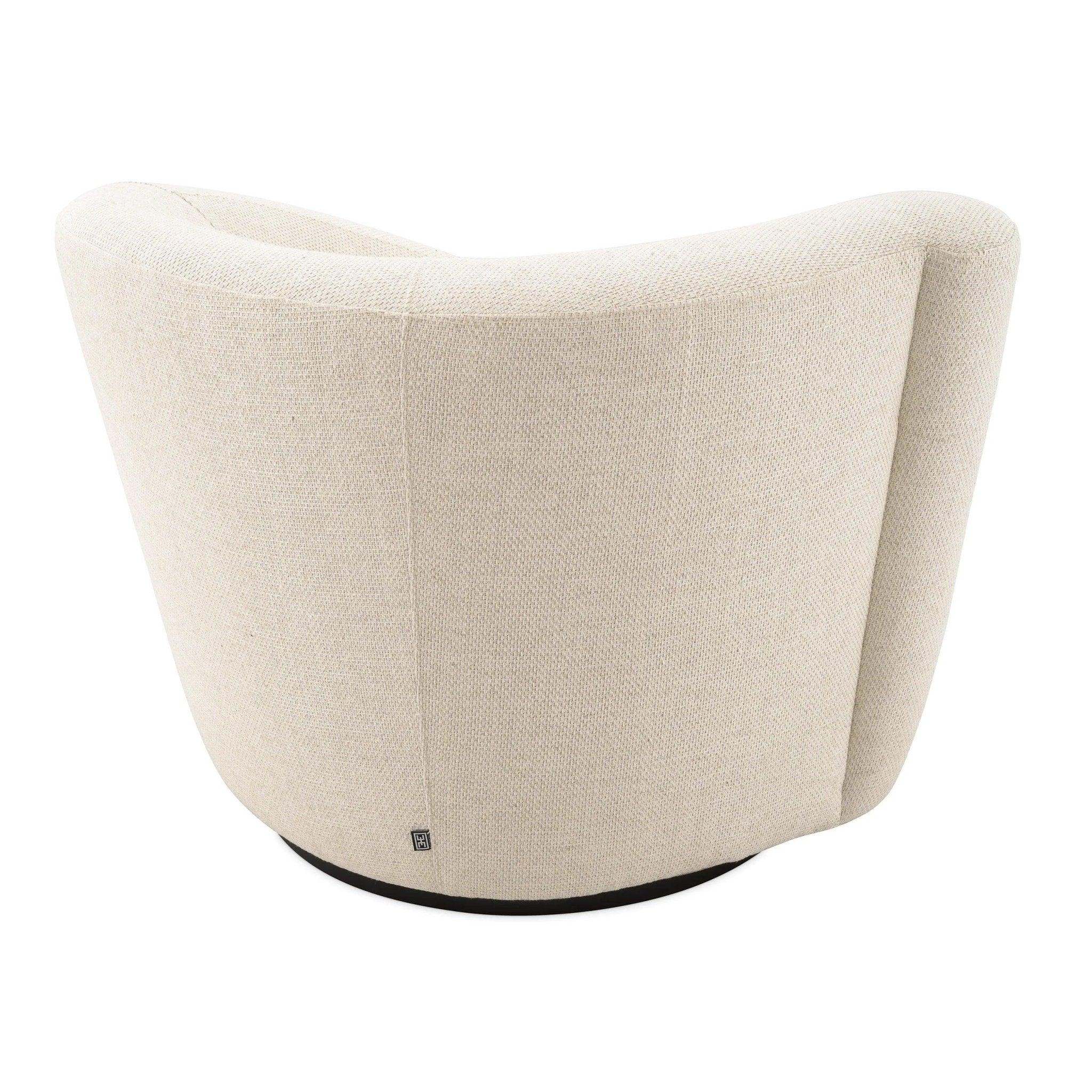 Fotel obrotowy COLIN kremowy Eichholtz Eye on Design
