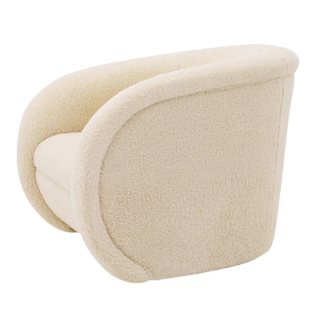 Fotel obrotowy CRISTO kremowy Eichholtz Eye on Design