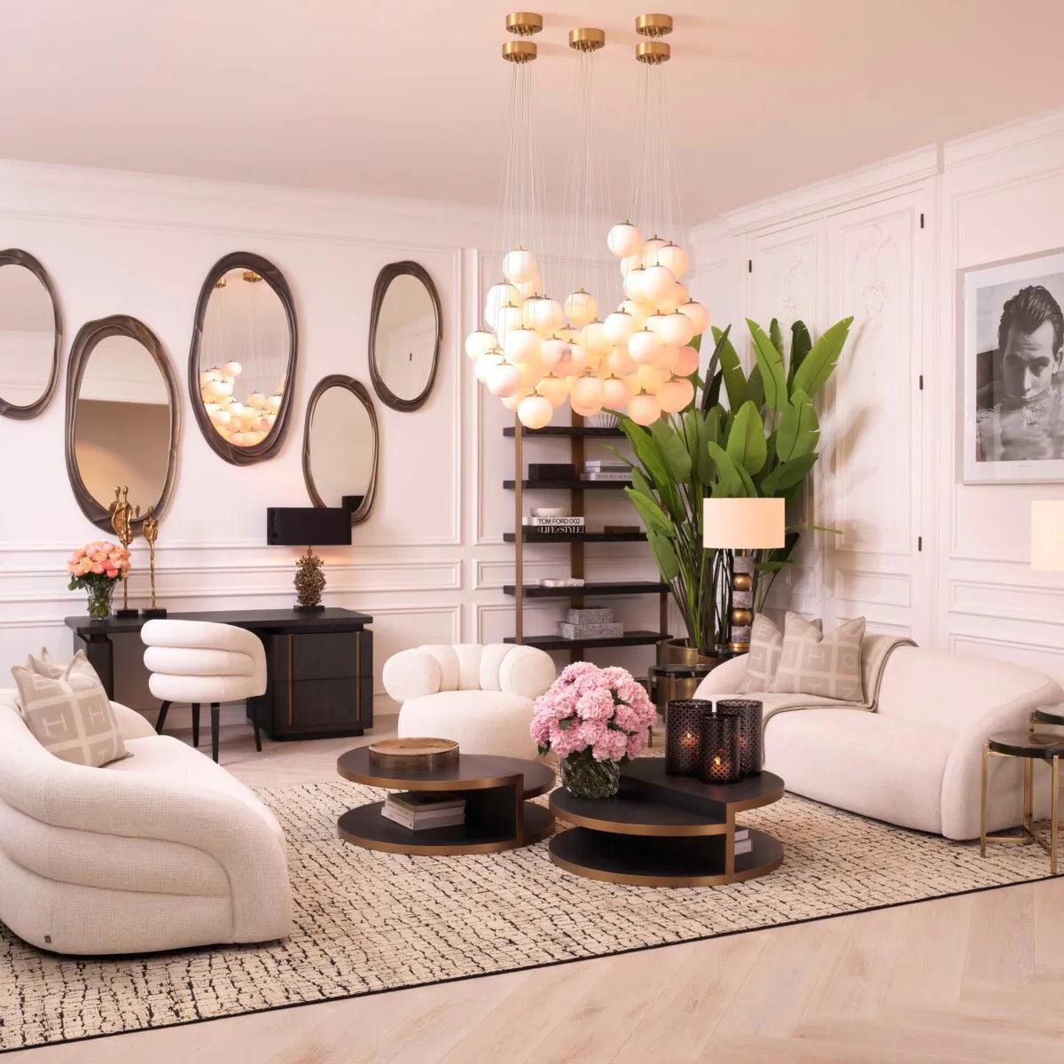 Fotel obrotowy PHEDRA biały Eichholtz Eye on Design