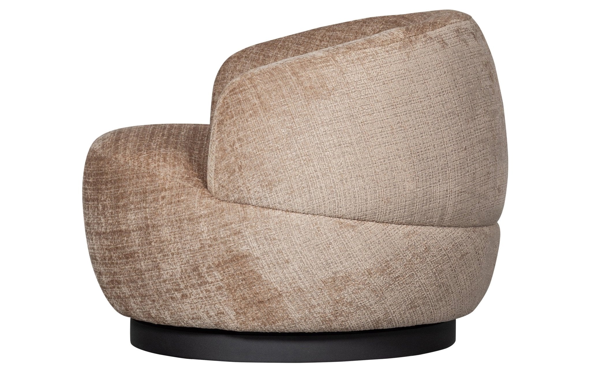 Fotel obrotowy WOOLLY piaskowy szenil Be Pure Eye on Design