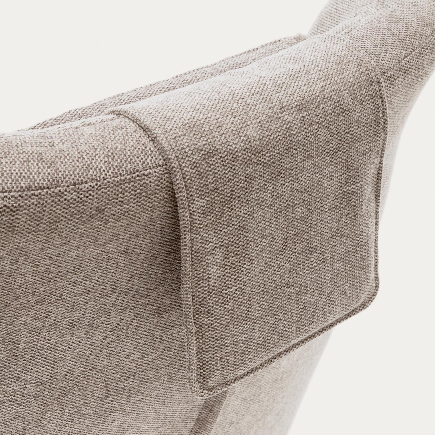 Fotel obrotowy ZALINA beżowy szenil La Forma Eye on Design