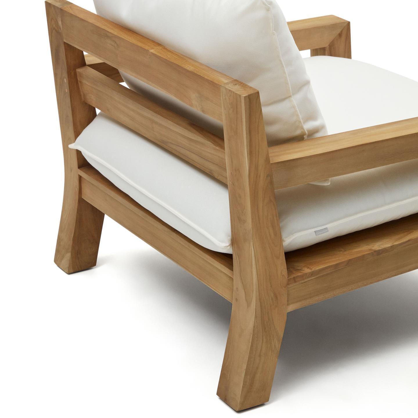 Fotel ogrodowy FORCANERA lite drewno tekowe La Forma Eye on Design