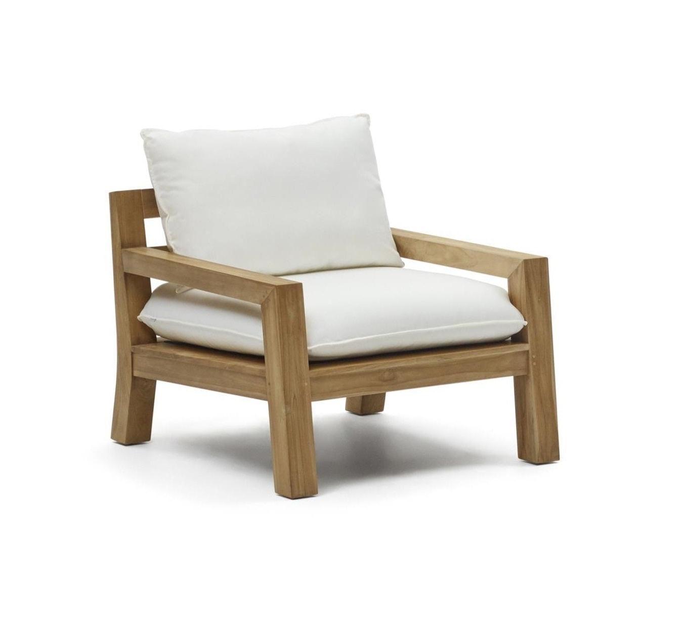 Fotel ogrodowy FORCANERA lite drewno tekowe La Forma Eye on Design