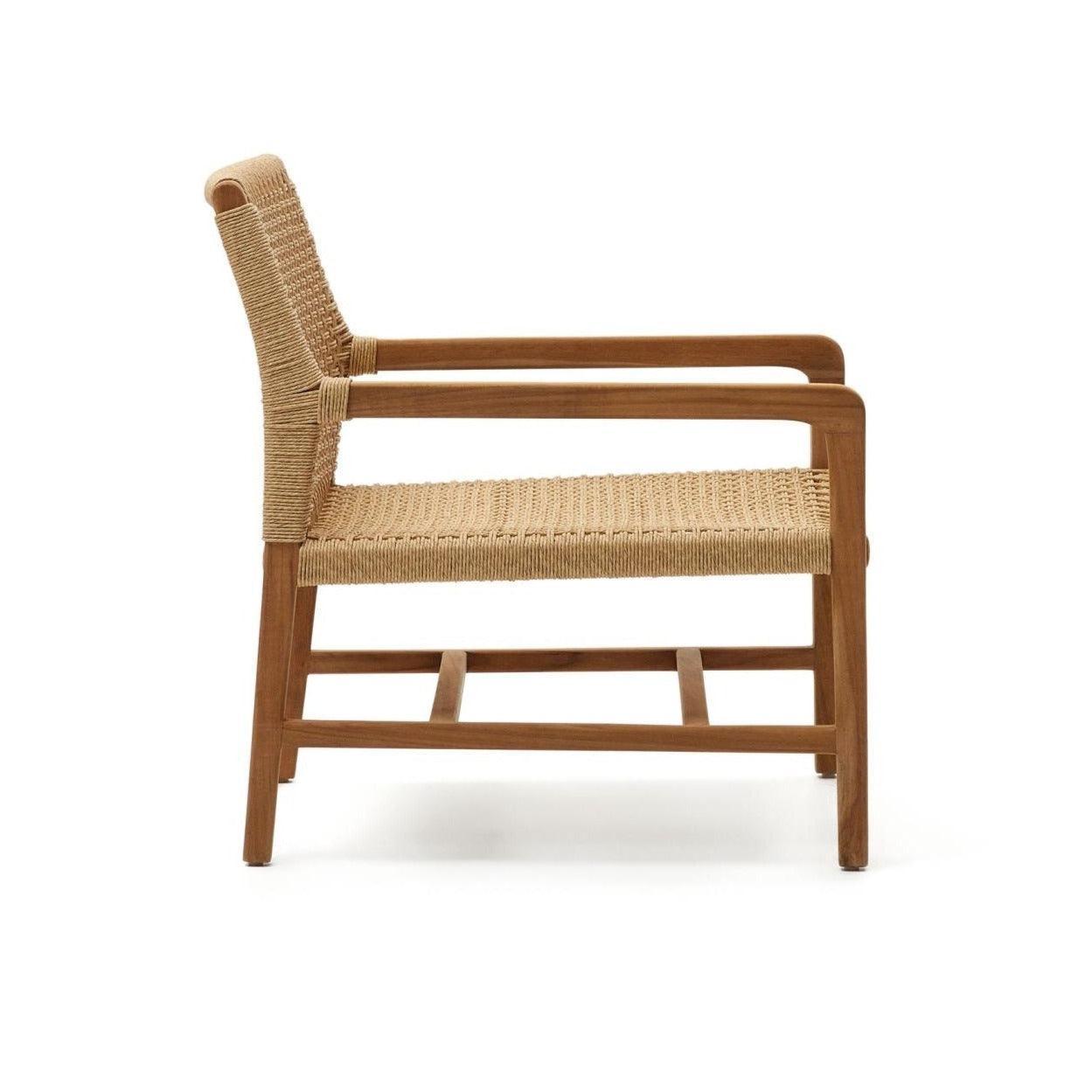 Fotel ogrodowy SABOLLA lite drewno tekowe La Forma Eye on Design