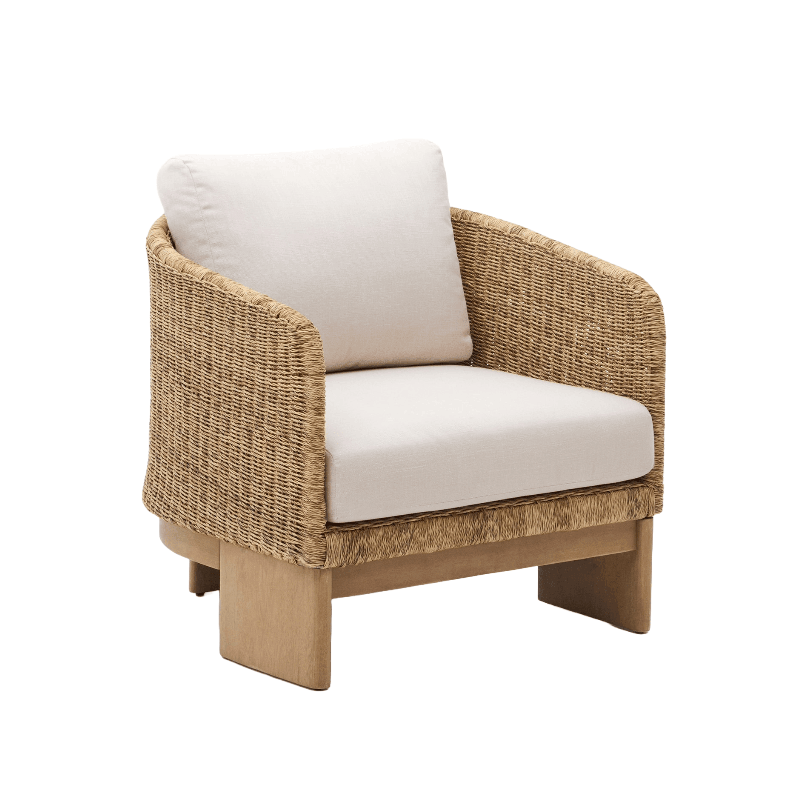 Fotel ogrodowy XORIGUER rattanowe oparcie La Forma Eye on Design