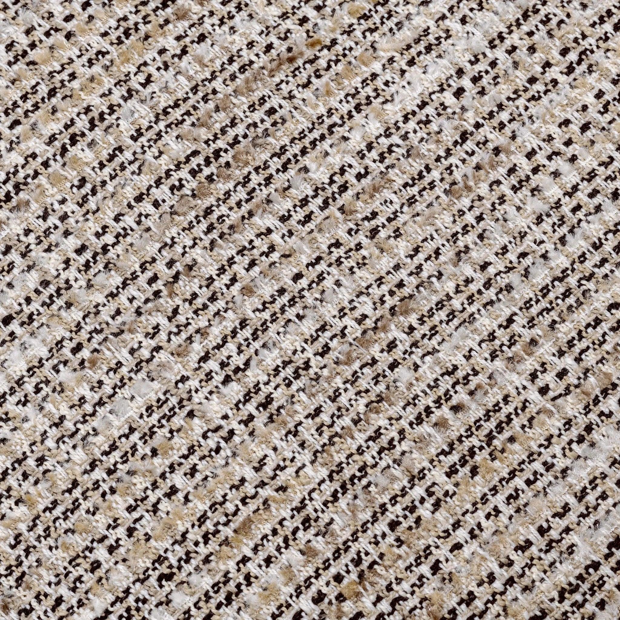 Fotel PEBBLES beżowy melanż do salonu – Eichholtz