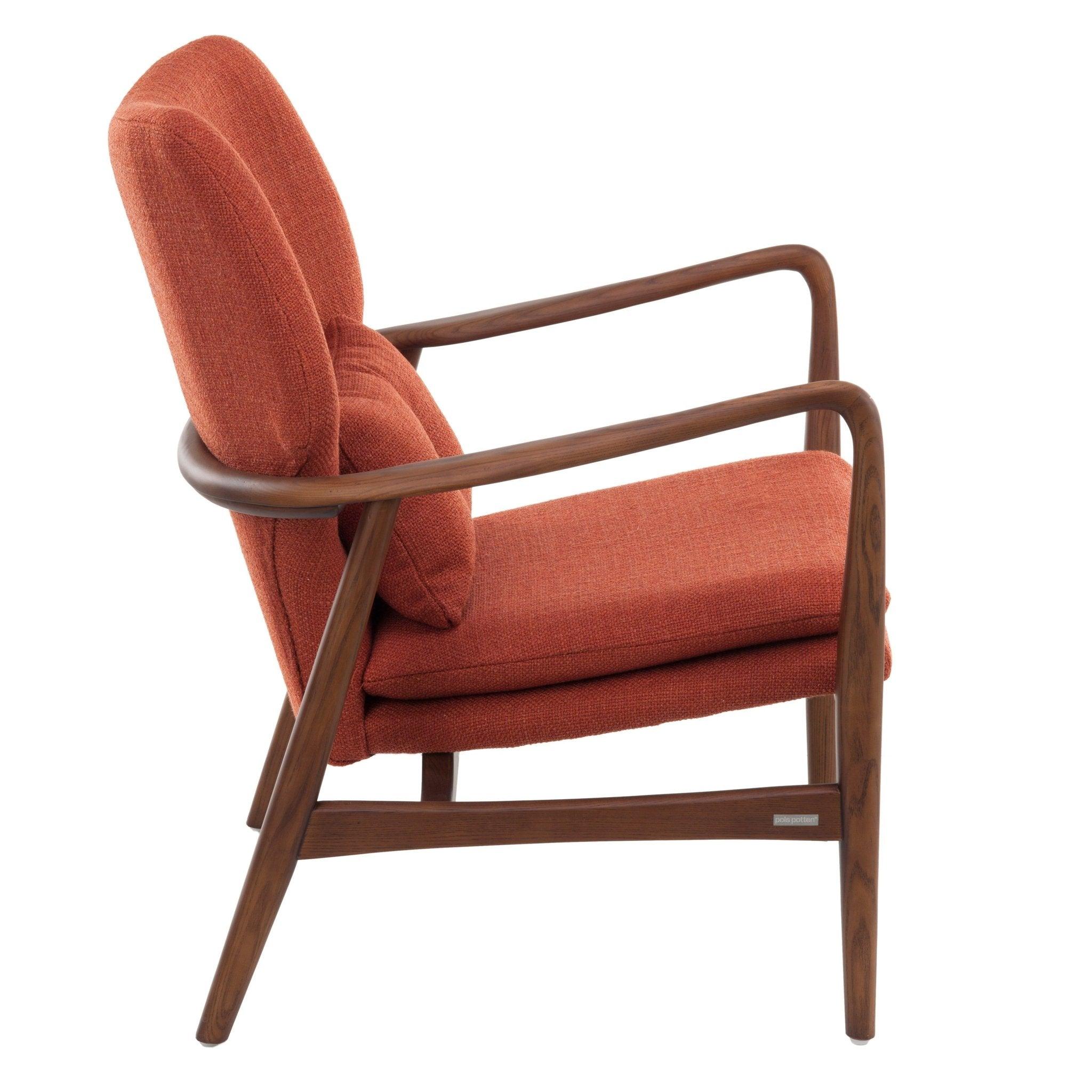 Fotel PEGGY rdzawa czerwień Pols Potten Eye on Design