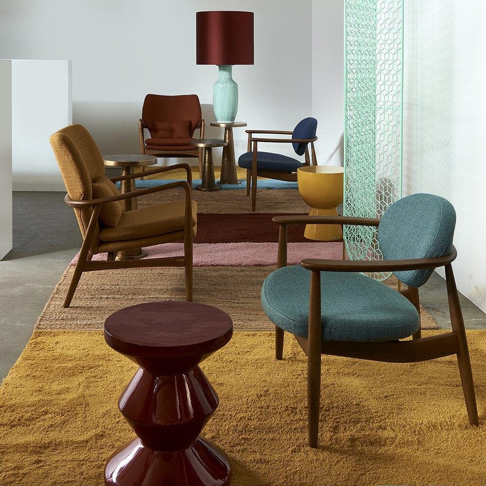 Fotel PEGGY rdzawa czerwień Pols Potten Eye on Design