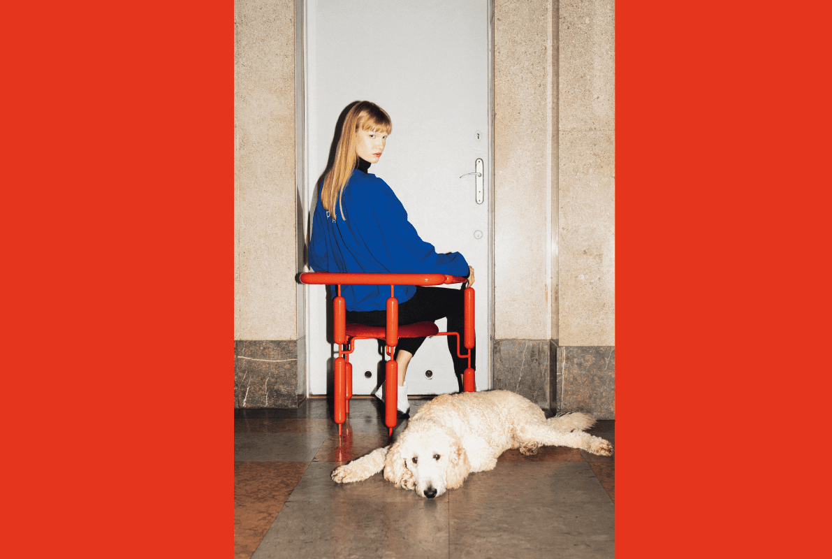 Fotel POODLE stalowy Mati Sipiora Eye on Design