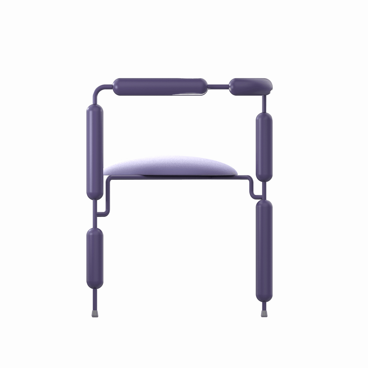 Fotel POODLE stalowy Mati Sipiora Eye on Design