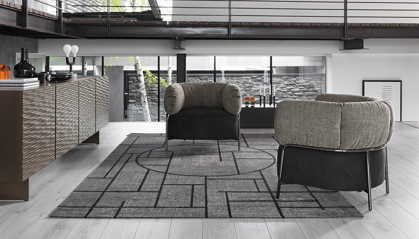 Fotel QUADROTTA czarna podstawa Calligaris Eye on Design