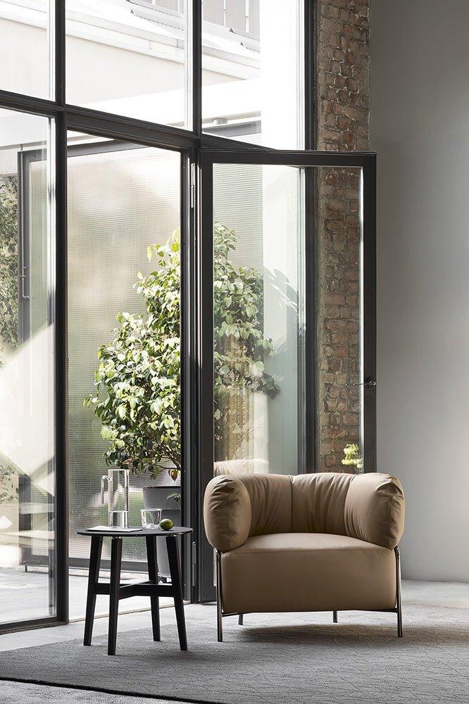 Fotel QUADROTTA czarna podstawa Calligaris Eye on Design